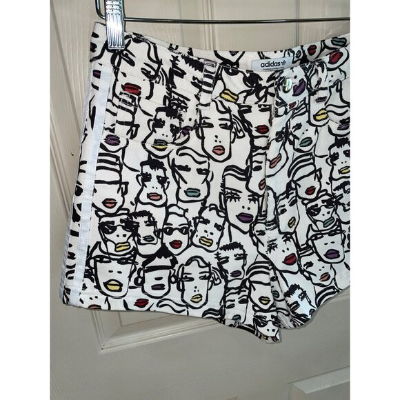 NEW ADIDAS ORIGINALS WOMENS FIORUCCI "FACES" TREFOIL TRACK JACKET Set~ MEDIUM - Picture 10 of 12